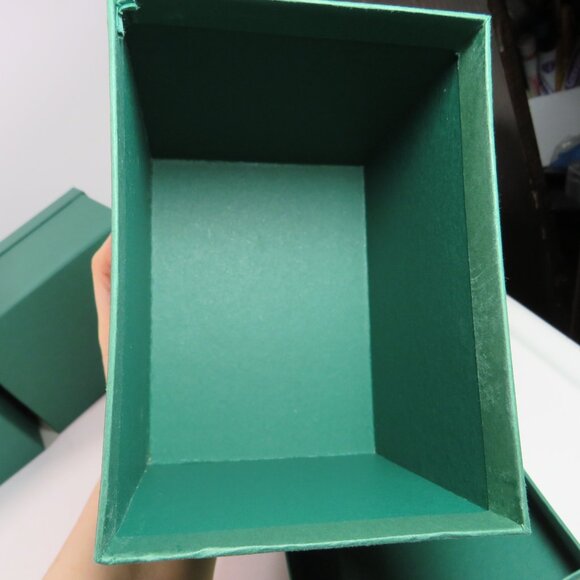 Real Starbucks Green (4) Gift Boxes EMPTY storage boxes - Picture 8 of 10